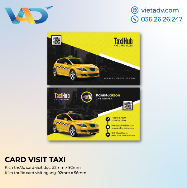 In Card Visit Taxi