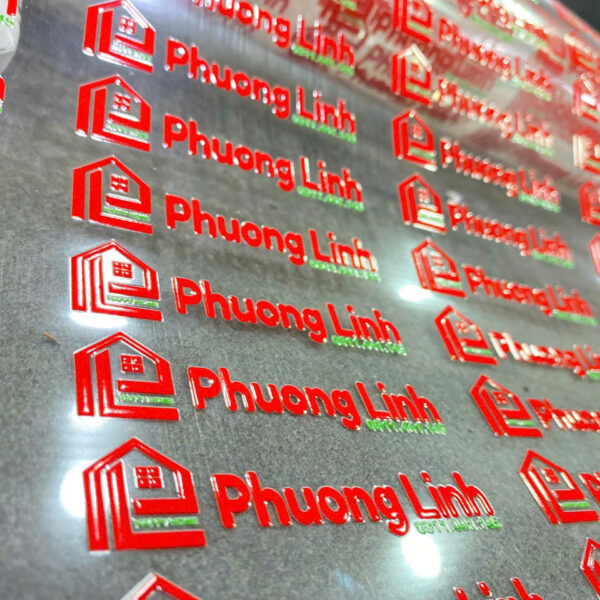 In Tem UV DTF - hình ảnh thực tế