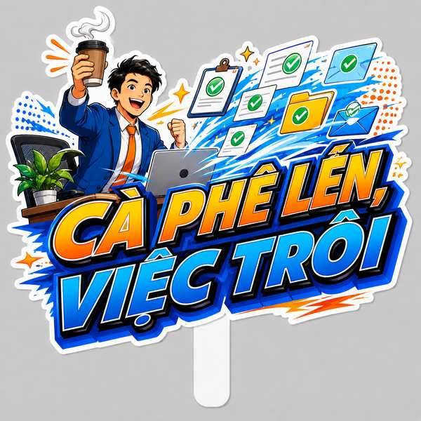 Hashtag CÀ PHÊ LÊN, VIỆC TRÔI