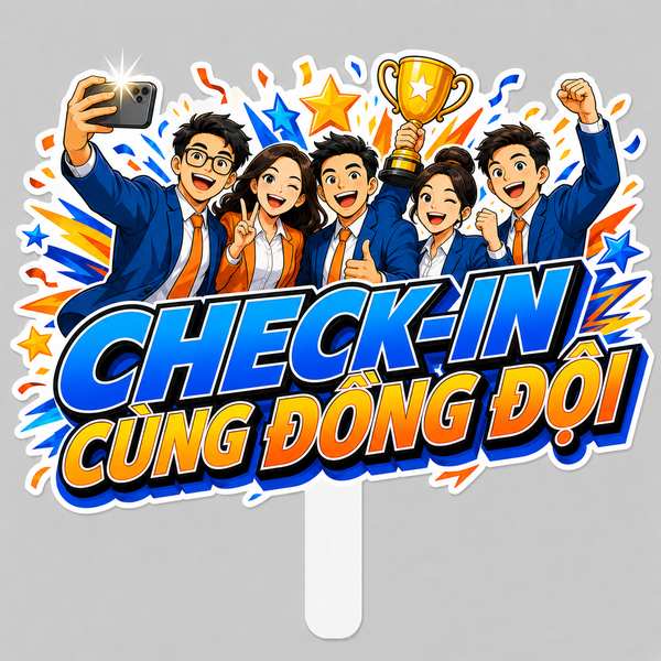 Hashtag CHECK-IN CÙNG ĐỒNG ĐỘI