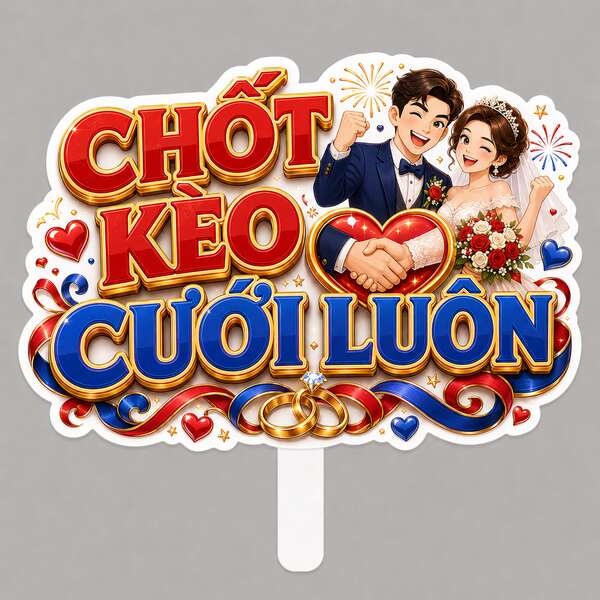 Hashtag CHỐT KÈO CƯỚI LUÔN