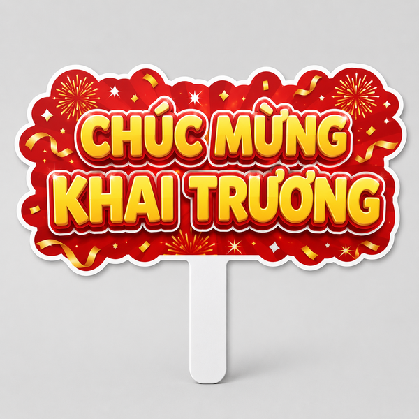 Hashtag chúc mừng khai trương