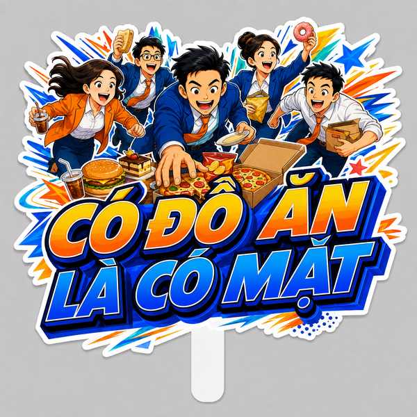 Hashtag CÓ ĐỒ ĂN LÀ CÓ MẶT