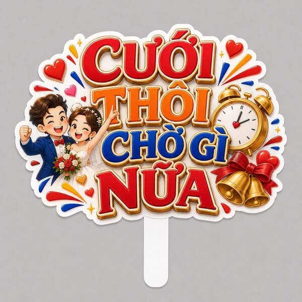 Hashtag CƯỚI THÔI CHỜ GÌ NỮA