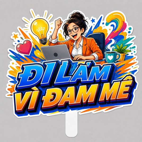 Hashtag ĐI LÀM VÌ ĐAM MÊ