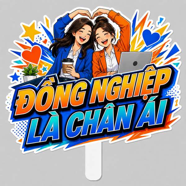 Hashtag ĐỒNG NGHIỆP LÀ CHÂN ÁI