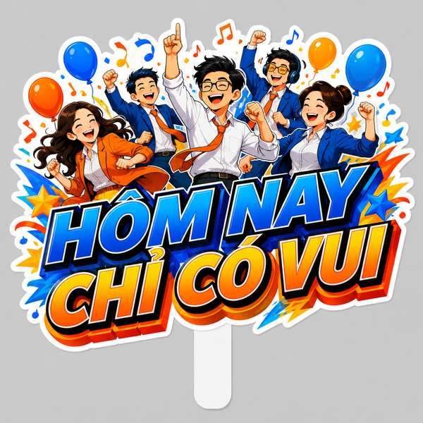 Hashtag HÔM NAY CHỈ CÓ VUI