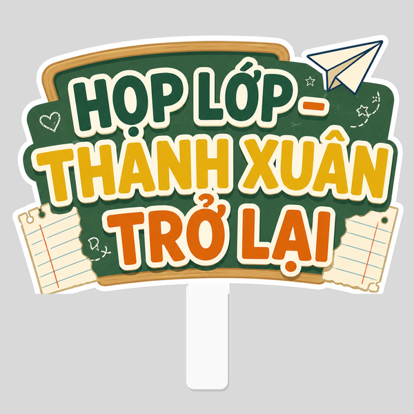 Hashtag họp lớp thanh xuân trở lại