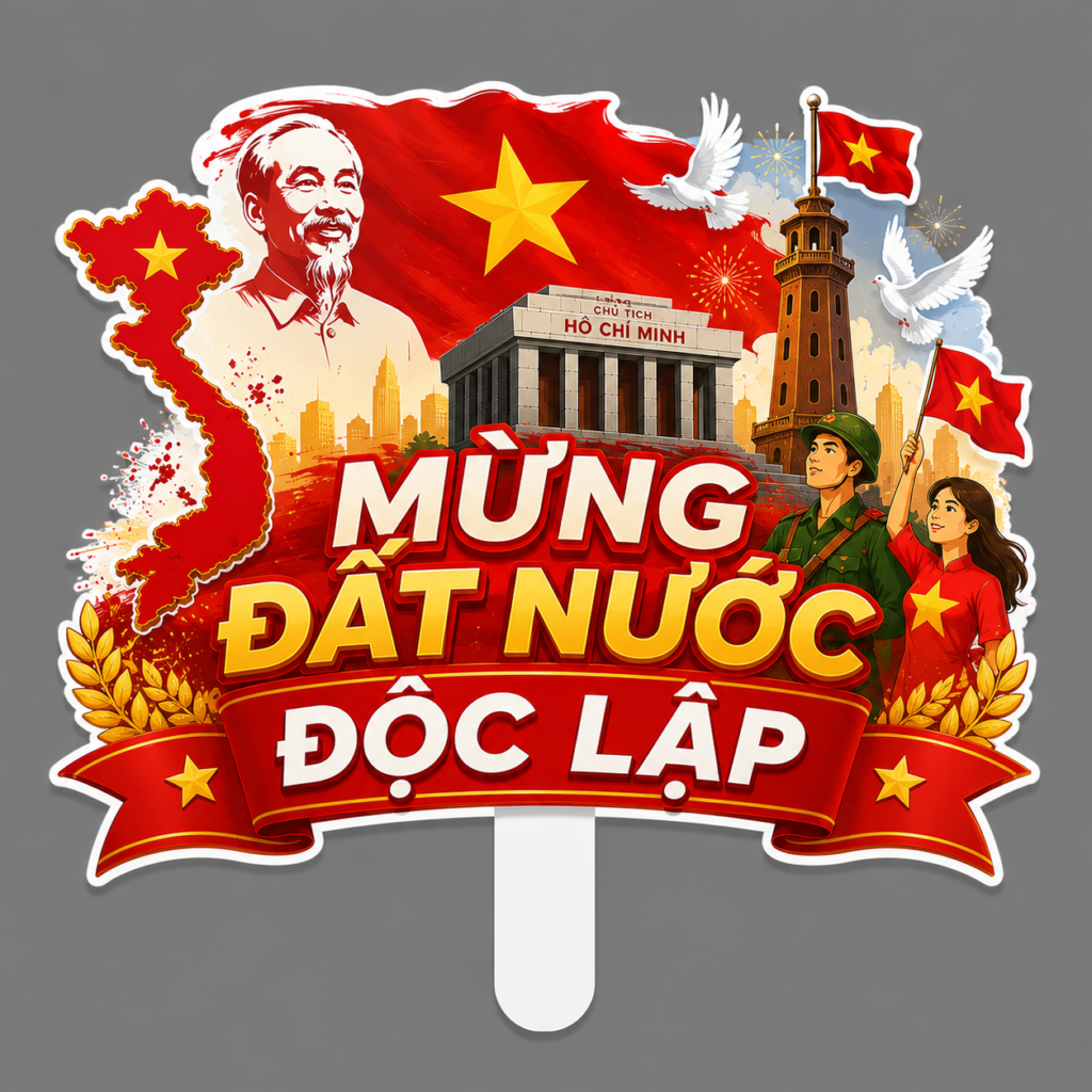 Hashtag Mừng Đất Nước Độc Lập