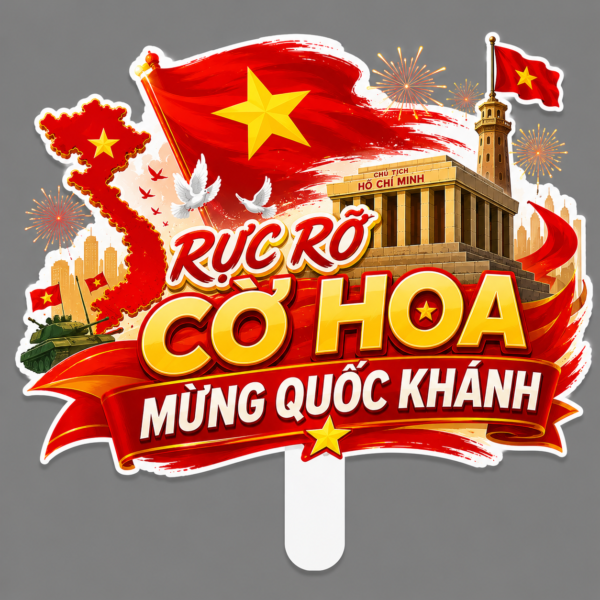 Hashtag Rực Rỡ Cờ Hoa Mừng Quốc Khánh