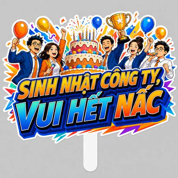 Hashtag SINH NHẬT CÔNG TY, VUI HẾT NẤC