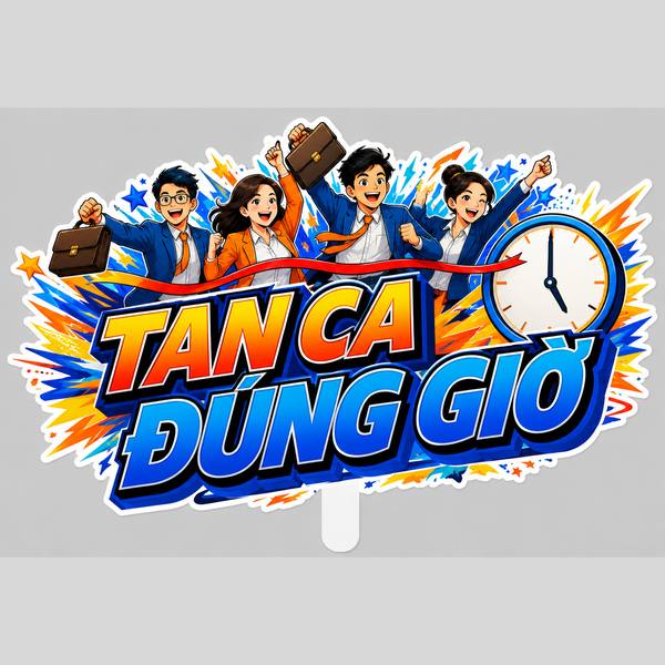 Hashtag TAN CA ĐÚNG GIỜ