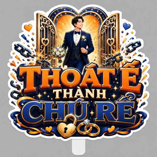 Hashtag THOÁT Ế THÀNH CHÚ RỂ
