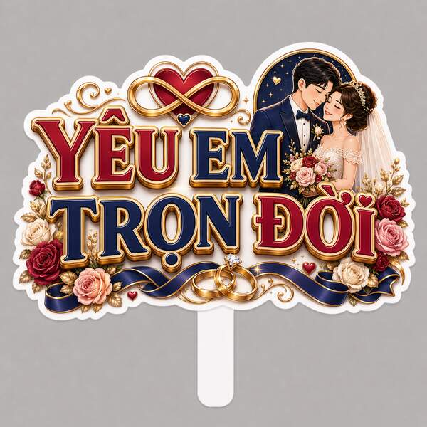 Hashtag YÊU EM TRỌN ĐỜI