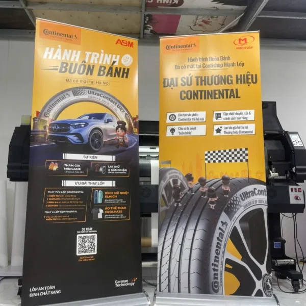 Standee Cuốn Hào Hoa 1 Mặt Nhựa 80x200cm