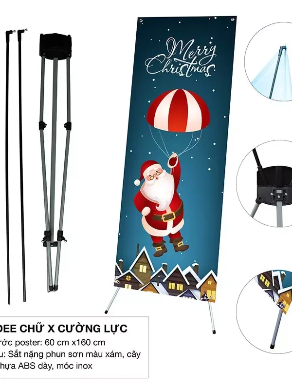 Standee X Cường Lực 80x180cm