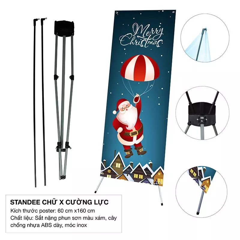 Standee X Cường Lực 60x160cm