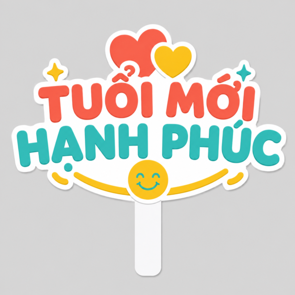 Hashtag tuổi mới hạnh phúc