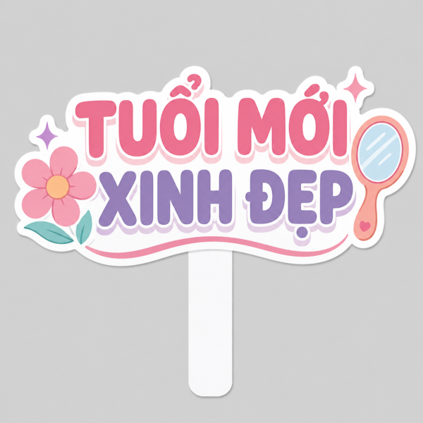 Hashtag tuổi mới xinh đẹp