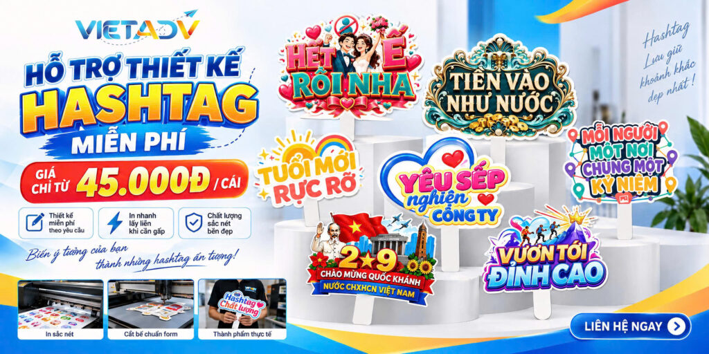 Banner hashtag