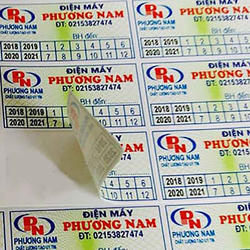 In Tem Bảo Hành