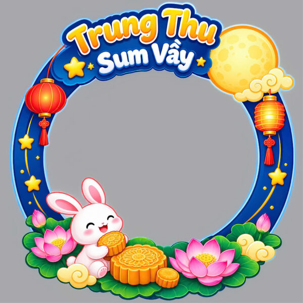 Khung Check-In Trung Thu - hình ảnh thực tế