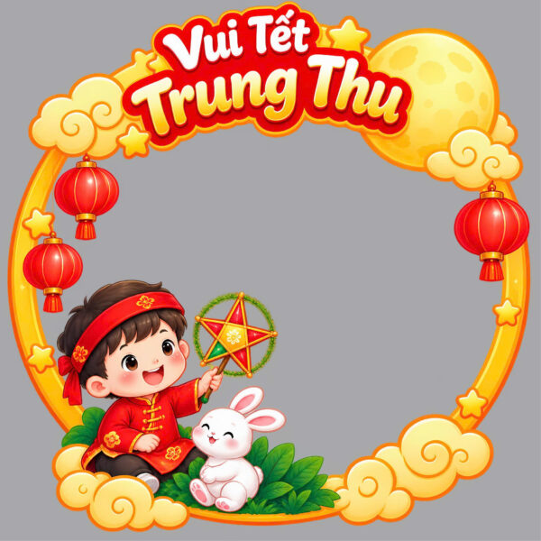 Khung Check-In Trung Thu - hình ảnh thực tế