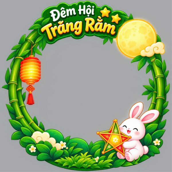 Khung Check-In Trung Thu - hình ảnh thực tế