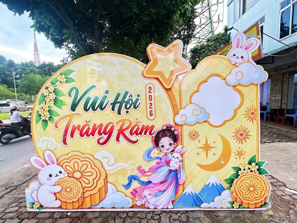 Backdrop Formex Trung Thu 3 In backdrop trung thu bằng chất liệu formex